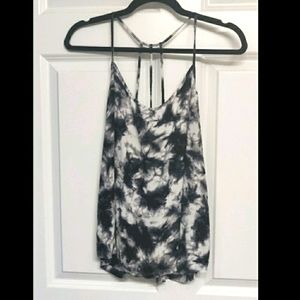 Black and white tank top